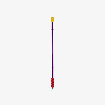 Made in Design Superlinea LED Wall light with plug glass purple / W 134.5 cm - Seletti