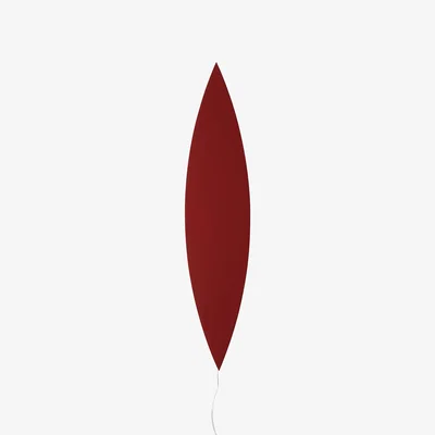 Made in Design Tramonto 04 Wall light with plug metal red steel / 85 x 18 cm - valerie objects