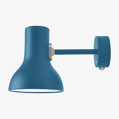Made in Design Type 75 Mini Wall light - / Wall connection - By Margaret Howell by Anglepoise Blue
