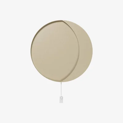 Made in Design Neba Wall light with plug metal beige / Ø 45.5 cm - Ferm Living