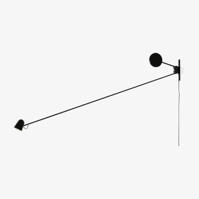 Made in Design Counterbalance Wall light with plug - LED / L 191 cm by Luceplan Black