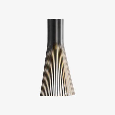 Made in Design Secto L Wall light with plug - / H 60 cm by Secto Design Black