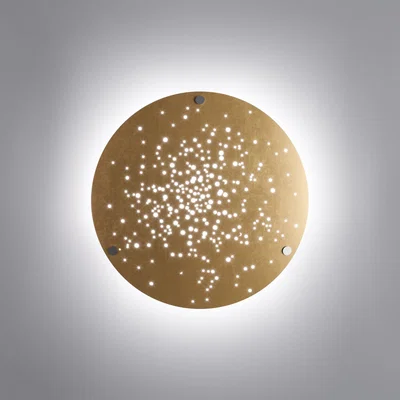 Made in Design Lens Wall light - / LED Ceiling light - Ø 60 cm by Fabbian Brown/Metal