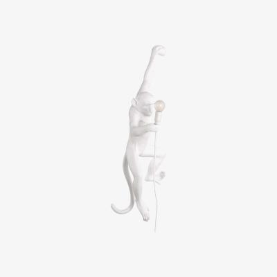 Made in Design Monkey Hanging Outdoor wall light - / Outdoor - H 76.5 cm by Seletti White
