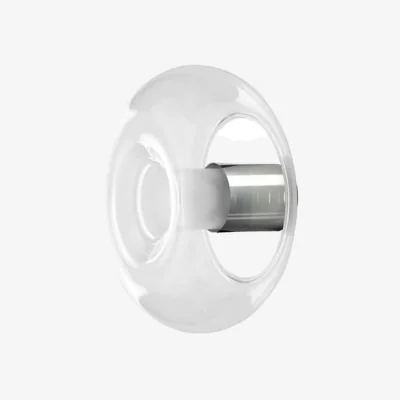 Made in Design Fontanella Medium Wall light glass transparent / Ceiling light - Ø 26 cm - Fontana Arte