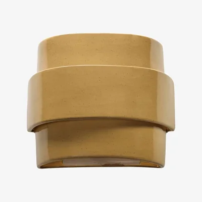 Made in Design Terres de rêves - James Wall light ceramic yellow - Serax