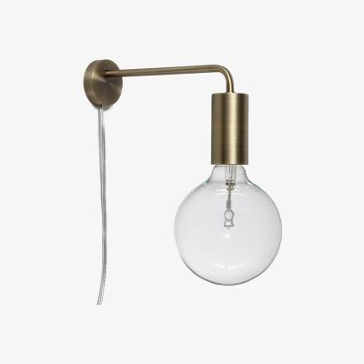 Made in Design Cool Wall light with plug by Frandsen Gold