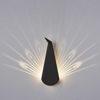 Made in Design Paon LED Wall light - / Wall connection by Compagnie Black