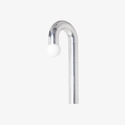 Made in Design Potence Simple Wall light with plug metal silver / H 80 cm - Axel Chay