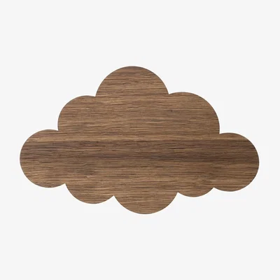 Made in Design Cloud Wall light with plug by Ferm Living Natural wood