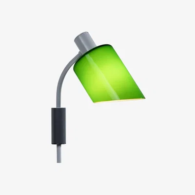 Made in Design Wall light with plug La Lampe de Bureau glass / Charlotte Perriand, 1965 - Nemo