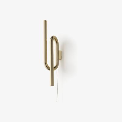 Made in Design Tobia LED Wall light - / Metal - H 40 cm by Foscarini Gold/Metal