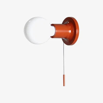 Made in Design Punt Wall light - / With switch by Carpyen Orange/Brown