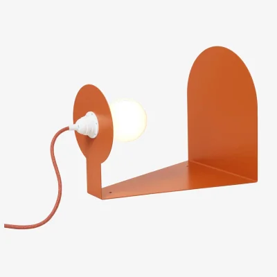 Made in Design Halo Table lamp metal orange / Wall light &amp; shelf - Multiposition - ATELIER DOBRA