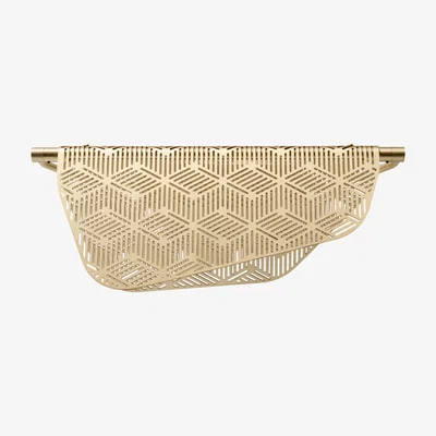 Made in Design Méditerranéa Wall light - LED / Brass by Petite Friture Gold/Metal