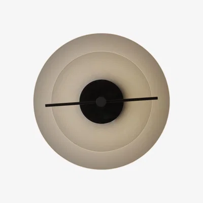 Made in Design Delumina LED Wall light - / Glass - Ø 25 cm / Adjustable intensity & colour by DCW éditions Grey/Black