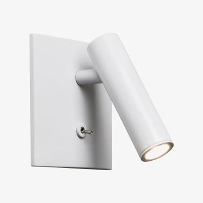 Made in Design Enna Square LED Wall light - / Adjustable small reading lamp - Switch by Astro Lighting White