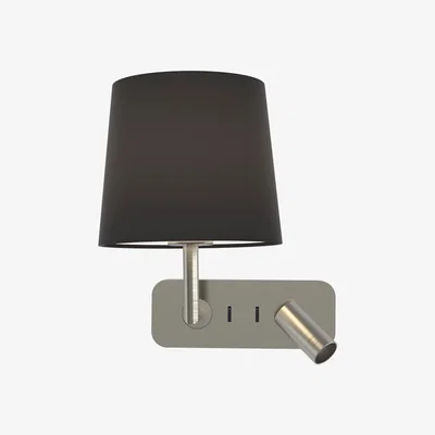 Made in Design Side by Side LED Wall light - / Adjustable reading light - Double lighting / Switches by Astro Lighting Metal