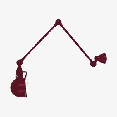 Made in Design Signal Wall light - 2 arms - L max 60 cm by Jieldé Purple