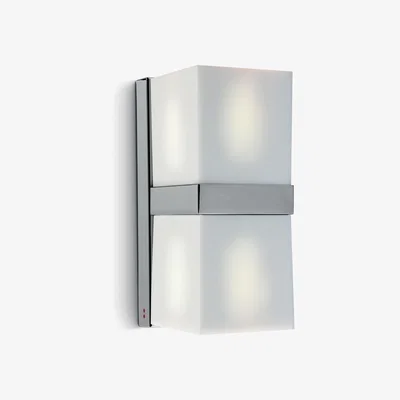 Made in Design Cubetto - White Glass Wall light - Double by Fabbian White