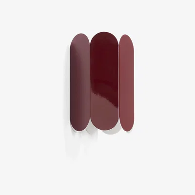 Made in Design Arcs Wall light - / Plugs directly into the wall - Steel / L 17 x H 25 cm by Hay Red