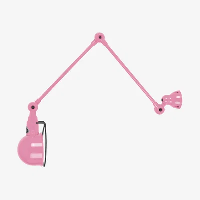Made in Design Signal Wall light - 2 arms - L max 60 cm by Jieldé Pink