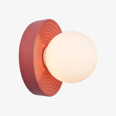 Made in Design Alicia Wall light ceramic pink / Small - Ø 16 cm - ELEMENTS LIGHTING