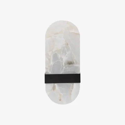 Made in Design Taco Wall light with plug stone white / Alabaster - Bloomingville