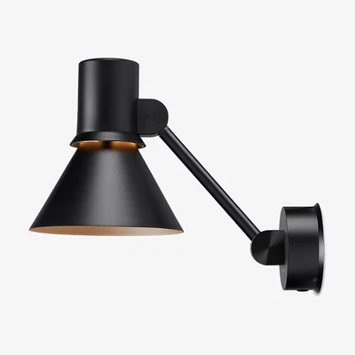 Made in Design Type 80 W2 Wall light - / Articulated arm - Wall connection by Anglepoise Black