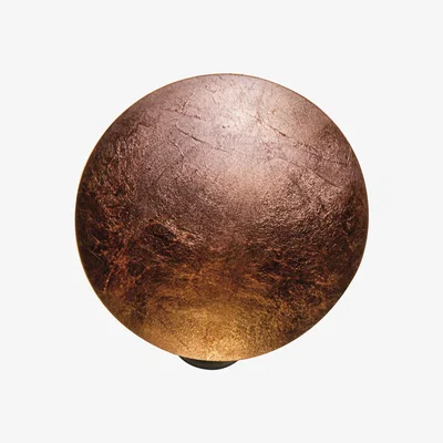 Made in Design Lederam W1 Wall light - LED - 1 swiveling disc Ø 25 cm by Catellani & Smith Copper/Metal