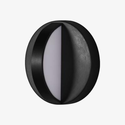 Made in Design Plus LED OUTDOOR Outdoor wall light - / For bathrooms - Ø 18 cm by ENOstudio Black