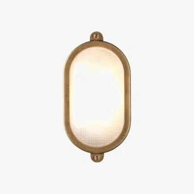 Made in Design Malibu Oval Wall light - / Ceiling light - 15 x 29 cm by Astro Lighting Gold/Metal