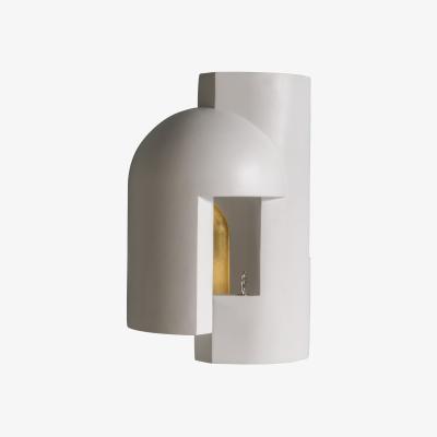 Made in Design Soul Story 1 Wall light stone white gold / LED - Plaster & gold leaf - DCW éditions
