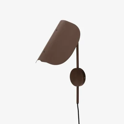 Made in Design Wing Wall light with plug metal brown / Swivel - H 47 cm - Audo Copenhagen