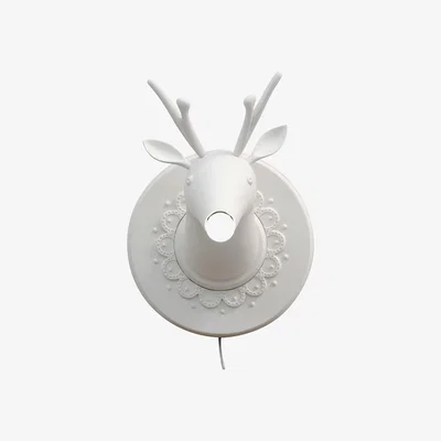 Made in Design Marnin Wall light - Ceramic deer - Ø 43 x H 36 cm by Karman White