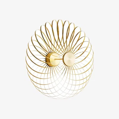 Made in Design Wall light Spring Surface LED metal / Ø 58 cm - Adjustable steel strips - Tom Dixon