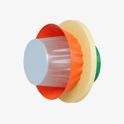 Made in Design Wall light Mina plastic material / Ø 20 cm - Recycled / Made in France