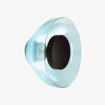 Made in Design Aura Wall light - Blown glass - Ø 18 cm by Marset Blue