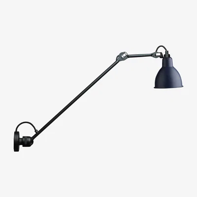 Made in Design N°304L60 Wall light - / Arm L 60 cm by DCW éditions - Lampes Gras Blue