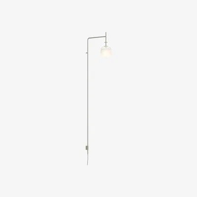 Made in Design Tempo Globe Wall light - / LED - Fixed arm L 36 cm by Vibia Green