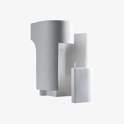 Made in Design d'angle Soul Wall light stone white / LED - Plaster - DCW éditions