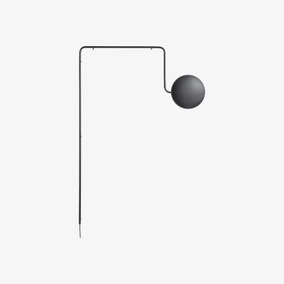 Made in Design Mercury Wall light - / metal - L 109 x H 152 cm by Woud Black