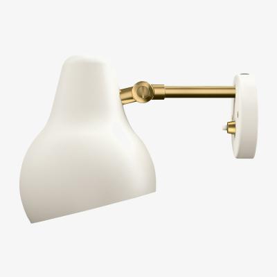 Made in Design VL38 Wall light - LED - Brass & aluminium - Switch by Louis Poulsen White/Gold