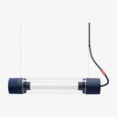 Made in Design Tjoep Small Wall light - / LED wall light - L 50 cm - Adjustable by Fatboy Blue
