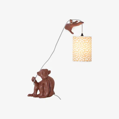 Made in Design Monsieur Choco Wall light with plug by Domestic Brown