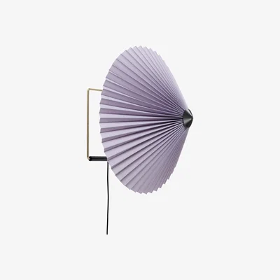 Made in Design Matin Large Wall light with plug - / LED - Ø 38 cm by Hay Purple