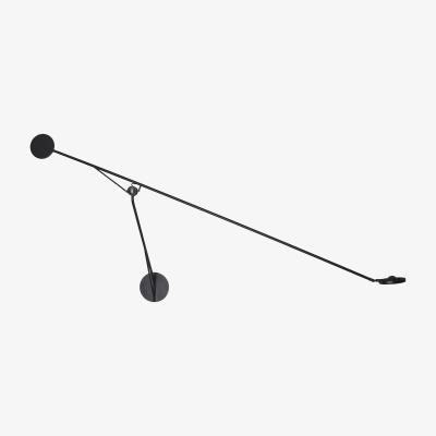 Made in Design Aaro LED Wall light - / L 155 cm - Mobile arm by DCW éditions Black