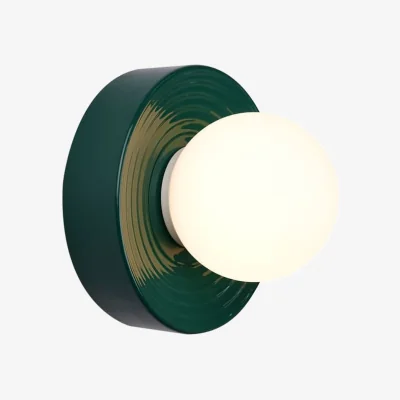 Made in Design Alicia Wall light ceramic green / Large - Ø 22 cm - ELEMENTS LIGHTING