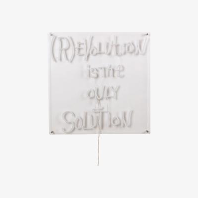 Made in Design (R)evolution Wall light with plug - / Acrylic - 70 x 70 cm by Seletti Transparent