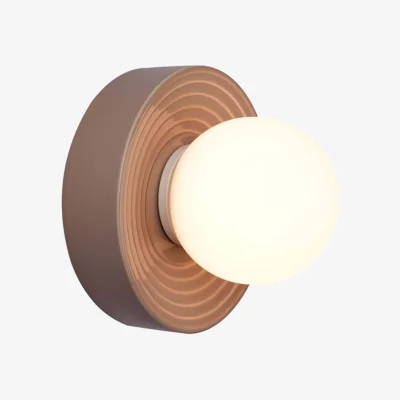Made in Design Alicia Wall light ceramic beige / Large - Ø 22 cm - ELEMENTS LIGHTING